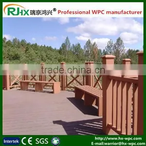WPC Crack-resistant Decking From Recycled Plastic and Wood Powder With Extruded Plastic Composite Decking thumbnail-3