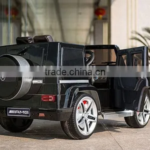 Licensed Ride on Cars for Kids Mercedes Benz G55 12V Official Authorized Baby Car With Music thumbnail-5