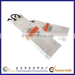 Custom Printing Wine Packaging Paper Bag With Cotton Handle thumbnail-3