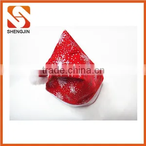 SJ-6734 30*40 Christmas Decoration Gifts Fleece Adult Santa Hat thumbnail-6
