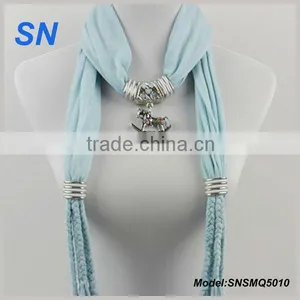 Latest Fashion Jewelry Hobbyhorse Pendant Scarf, Charm Beautiful Scarf thumbnail-1