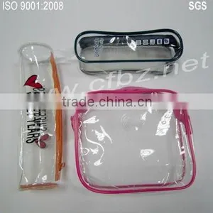 Square Pen Bag With Zipper and Character Printing thumbnail-1