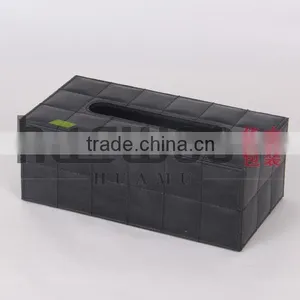 Painted & Beautiful Shell Tissue Box in Black Color thumbnail-2