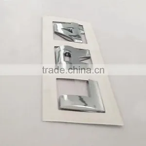 2015 Hot Sale ABS Chrome Badges Sticker Car Chrome Letter thumbnail-3