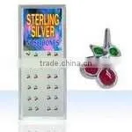 925 Sterling Silver Gold Nose Jewelry Without Crystals thumbnail-1