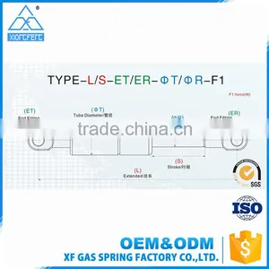 Factory Supply Customized Nitrogen Oil Tight Auto Gas Strut Car Gas Spring thumbnail-3