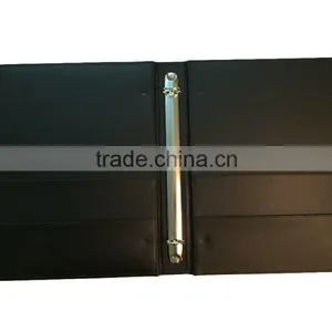 China Supplier Embossed Leather Ring Binder A4 thumbnail-1