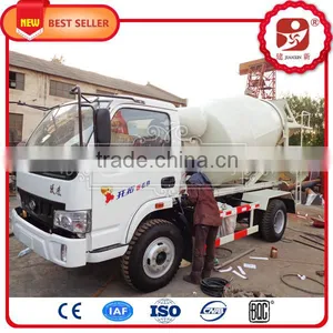 Chinese Hot Sale High Efficiency New Machine Credit Worthy Energy Saving Electric Concrete Mixer Truck Price thumbnail-1