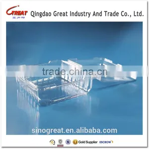 Perforated Custom Clamshell Fruit Packaging Container thumbnail-1