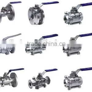 Stainless Steel Valve 304/316 Thread or Flange Connection 1000 Wog Valve With Locking Handle thumbnail-1
