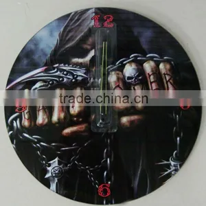 Decorative Glass Wall Mounted Clock thumbnail-5