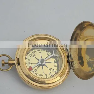 Nautical Brass Compass Pendant/ Nautical Pendant / Mini Calender Sundial FOR PENDANT thumbnail-1