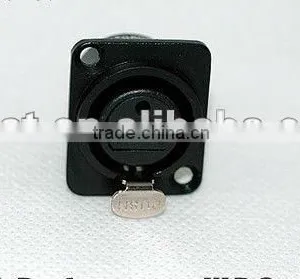 Hi-End Rhodium Plated XLR Socket Connector thumbnail-1