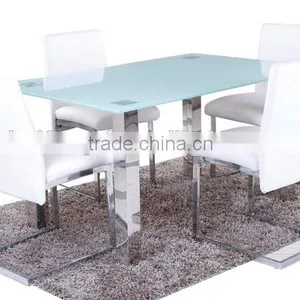 Glass Dining Table and Marble Dining Table Set HD115 thumbnail-5