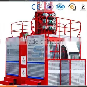 Zhengzhou Sincola sc Series Construction Elevator,sc100 100 Construction Elevator,sc100 Construction Hoist For Sale thumbnail-1