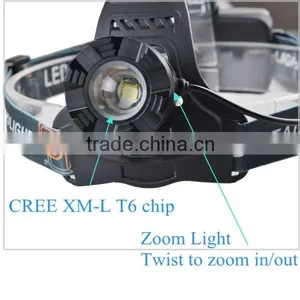 Aluminum Adjustable Head Lamp High Power Recharge Headlamp thumbnail-4