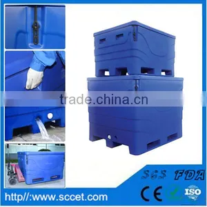 Ajustable Temperature Fish Tub Fish Storage Ice Box Fish Transport Container and Bin thumbnail-1