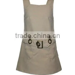 Grommet Belted School Girl Dress School Uniform thumbnail-1