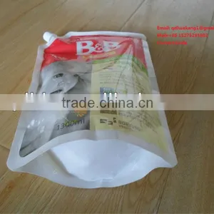 Stand up Spout Packaging Bag for Soap Liquid thumbnail-2
