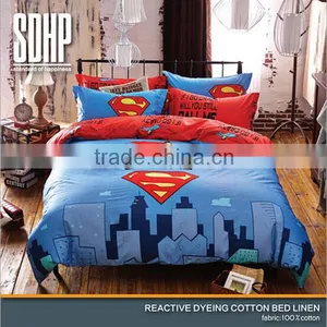 100% Best Cotton Fashion Reactive Printing China Supplier Bedding Sets thumbnail-5