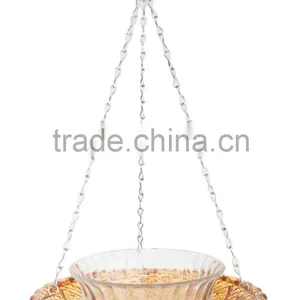 Birds Feeders Hobnail Glass With Bowl Ass. thumbnail-4