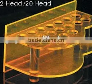 Plexiglass Acrylic Piano Stand Shaped Test Tube Stand Hold thumbnail-1