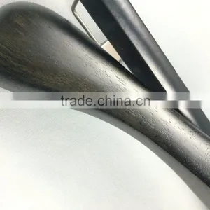 Black Wooden Hanger Suit Wooden Hanger Beech Wood Hotel Hanger thumbnail-4