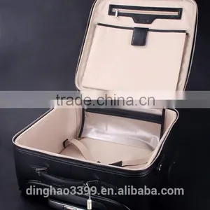 2016 Fashion Business Trolley Bag Black PU Leather Travel Bag thumbnail-4