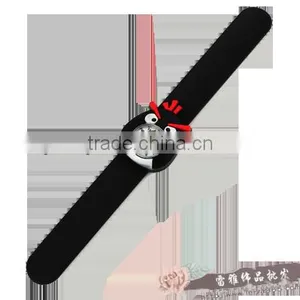 2016 Creative Custom Made Soft Silicone Slap Watch Band for Kids thumbnail-3