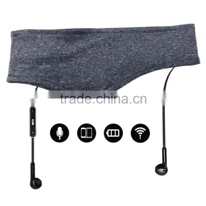 Head Sweatband Basketball Badminton Tennis Fitness Running Cycling Sports Head Sweatband Bluetooth thumbnail-2
