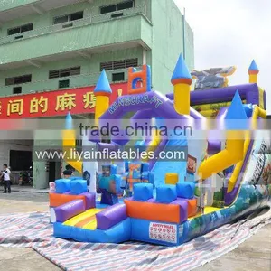 Inflatable Mine Craft Bouncer Slide thumbnail-2