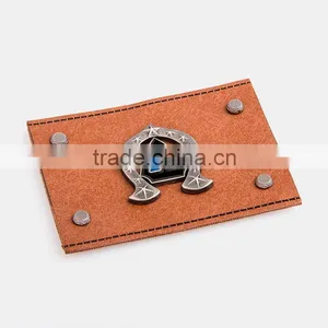 Embossed Leather Patches pu Labels for Jeans China thumbnail-4