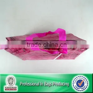 Custom Cheap Recyclable Bopp Laminated Zipper Woven Bag thumbnail-2