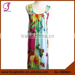 1580601 Women Longn Desgin With Wide Shoulder Girdle Loose Cotton Beach Kaftan thumbnail-3