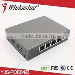 With 4-port Poe Switch 4+1 Port Desktip Fast Ethernet Switch for Network Camera thumbnail-1