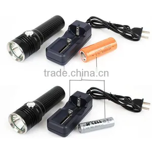 F22 High Brightness Rechargeable High Power Led Torch Light Tactical Flashlight thumbnail-3