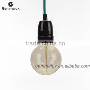 Pendant Light Lamp Holder Cord Sets French Plug With Porcelain Light Socket With On/Off Switch thumbnail-2