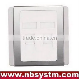 86type 2ports With Silver Frame thumbnail-1