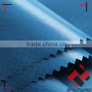 Jacquard Nylon Taffeta Fabric With Shiny pu Coating thumbnail-2