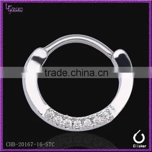 Yiwu Factory Sell Brass Jewelry Multi Gems Directly Nose Rings Body Jewelry Wholesale thumbnail-1