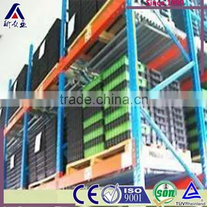 Adjustable Blue and Orange Powder Coating Gravity Shelves Pallet Racking thumbnail-1