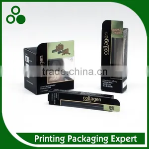 HIGH QUALITY COSMETIC PET MATERIAL AUTO LOCK BOTTOM BOX thumbnail-1