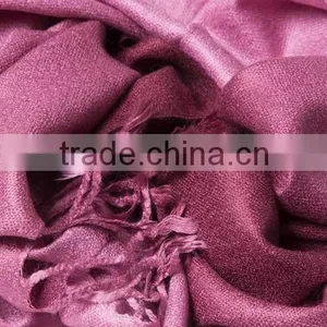 Burgundy Acrylic Gradient Rainbow Pashmina Scarf thumbnail-3