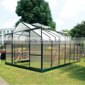10*10 Feet Aluminum Garden Greenhouse thumbnail-1