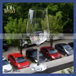 Wholesale 550 ml Goblet Crystal Stylish Red Wine Glasses/ Drinking Glasses Wine Aluminium Foil for Patty thumbnail-2