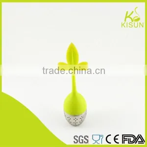 New Color Leaf Silicone Tea Infuser Tea Strainer thumbnail-1