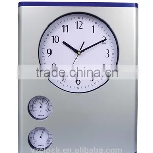 2014 NEW YINGZI CLOCK Big Size Weather Station Wall Clock With Temperature YZ-8991 thumbnail-2