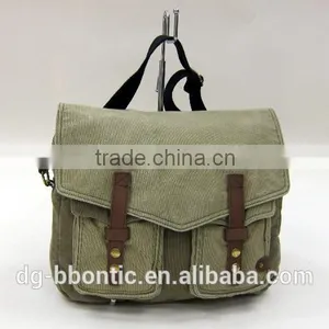 Cotton Canvas Messenger Bag thumbnail-1