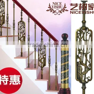 Wrought Iron Stair Railings for House Flooring Design thumbnail-6