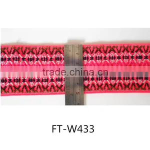 Popular Jacquard Elastic for Women Waist Belts 50mm thumbnail-1